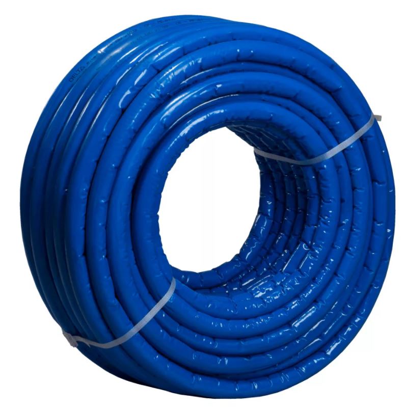 CONCEPT MLC S4 PE-RT/Al/PE-RT ötrétegű cső, szigetelt, kék 20x2mm, 100m/tekercs