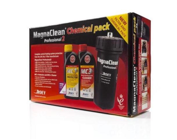 ADEY Chemical Pack(MC3+500ml,MC1+500ml,MagnaClean Prof. 2, 22mm)