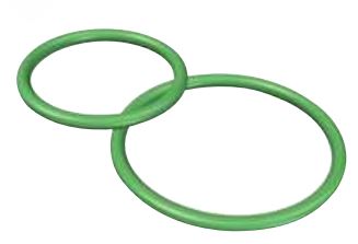FixTrend press O-gyűrű, sűrített levegőhöz, szolárhoz, FKM zöld, 108mm