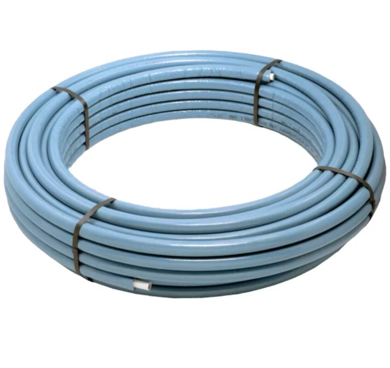UNIDELTA Flexall-ISO PE-RT/Al/PE-RT ötrétegű cső, szigetelt, 20x2mm, 50m/tek