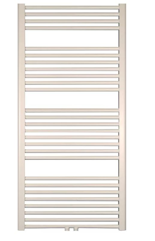 CONCEPT törölközőszárító radiátor, KÖZÉPSŐ CSATLAKOZÁS, íves, 500x1200mm