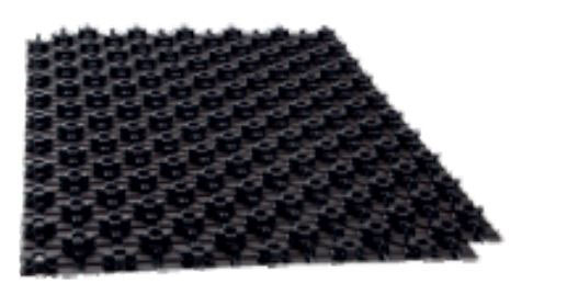 FixTrend Tech padlóf. rendszerlemez 10-12mm csőhöz 0.6m2 50mm oszt. 1050x650mm