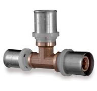 TE-SA press szűkített T-idom 32x3-18x2-32x3mm