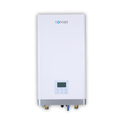 CONCEPT SPLIT levegő-víz hőszivattyú, beltéri, 3kW kieg. fűtés, 400V, 12-16kW-ig