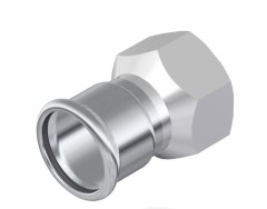 FixTrend Inox press belső menetes átmeneti idom, 28mmx5/4