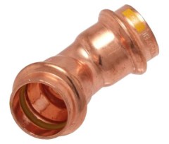 IBP PG5041 réz press ív gázra 45° 2 tokos 18mm