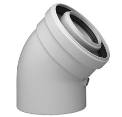 BAXI PPs Alumínium könyök 45° d60/100mm