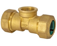 TECNOVIELLE KPE réz T-idom 20mmx1/2Bx20mm