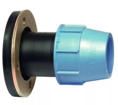 UNIDELTA KPE karimás csatlakozó 63mm-2