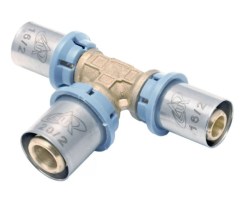 UNIDELTA 4029 press szűkített T-idom 20x2-26x2-20x2mm