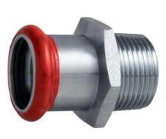 FixTrend Steel Press szénacél külső menetes átmeneti idom, 22mm x3/4