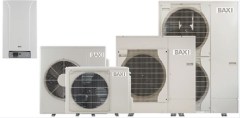 BAXI PBS-i 16 TR E FS2 levegő-víz hőszivattyú, HMV tartállyal, kiegészítő fütés - elektromos, 400V, 16kW
